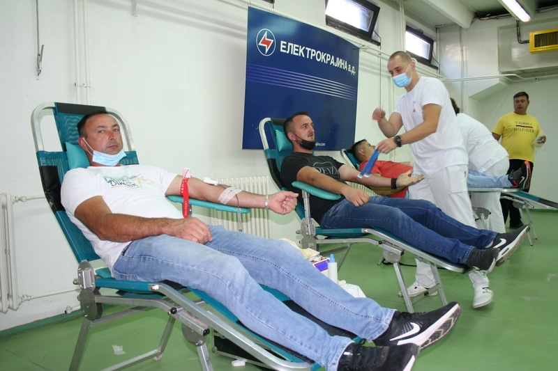 Aktiv dobrovoljnih davalaca krvi preduzeća „Elektrokrajina” Banja Luka